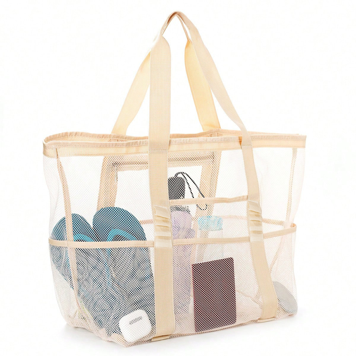 Mesh Beach Bag for Vacation Essentials 5