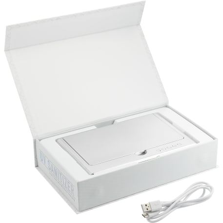 UV Sanitizer Desk Clock with Wireless Charging 8