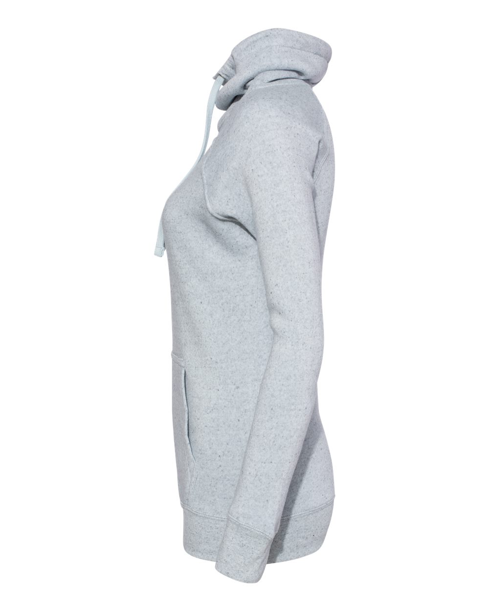 Women's Space-Dyed Cowl Neck Sweatshirt - W20155 1