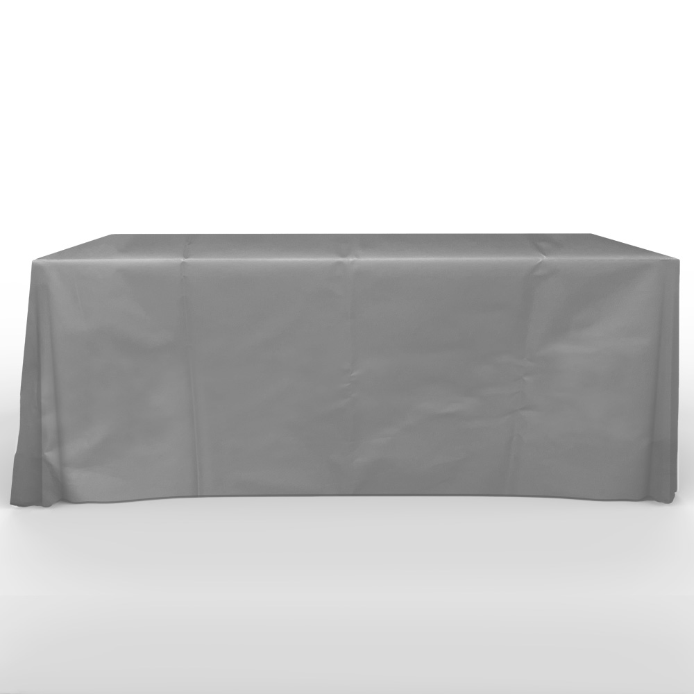 Recyclable, Non Woven 6' Flat, 4 Sided Screen Print Table Cover - Colors 5