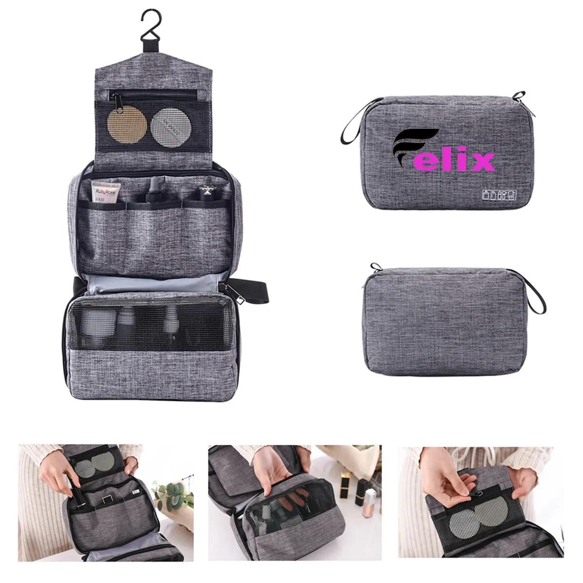 Foldable Travel Toiletry Bag 2