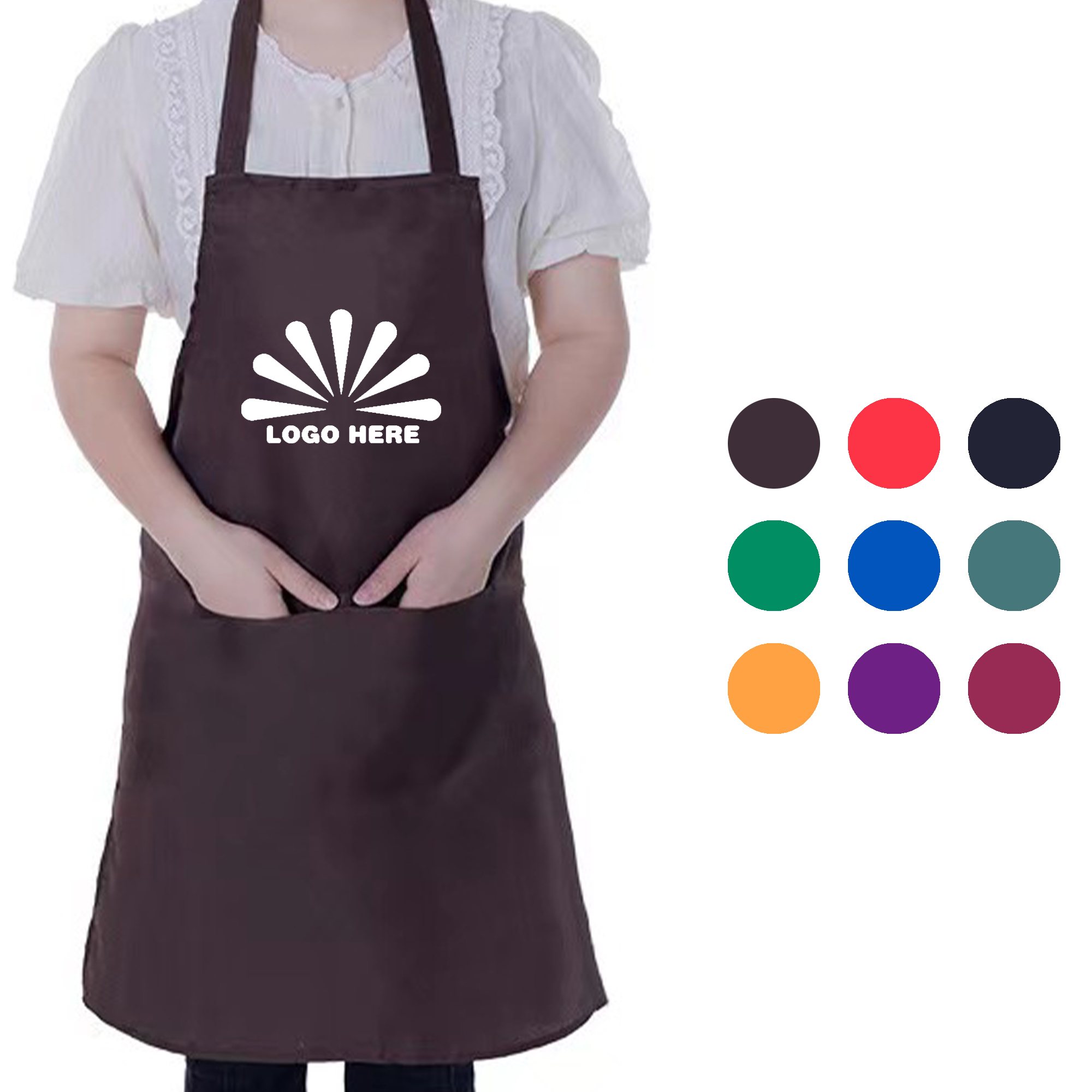 Fashion Waterproof Apron With Customizable Logo 1