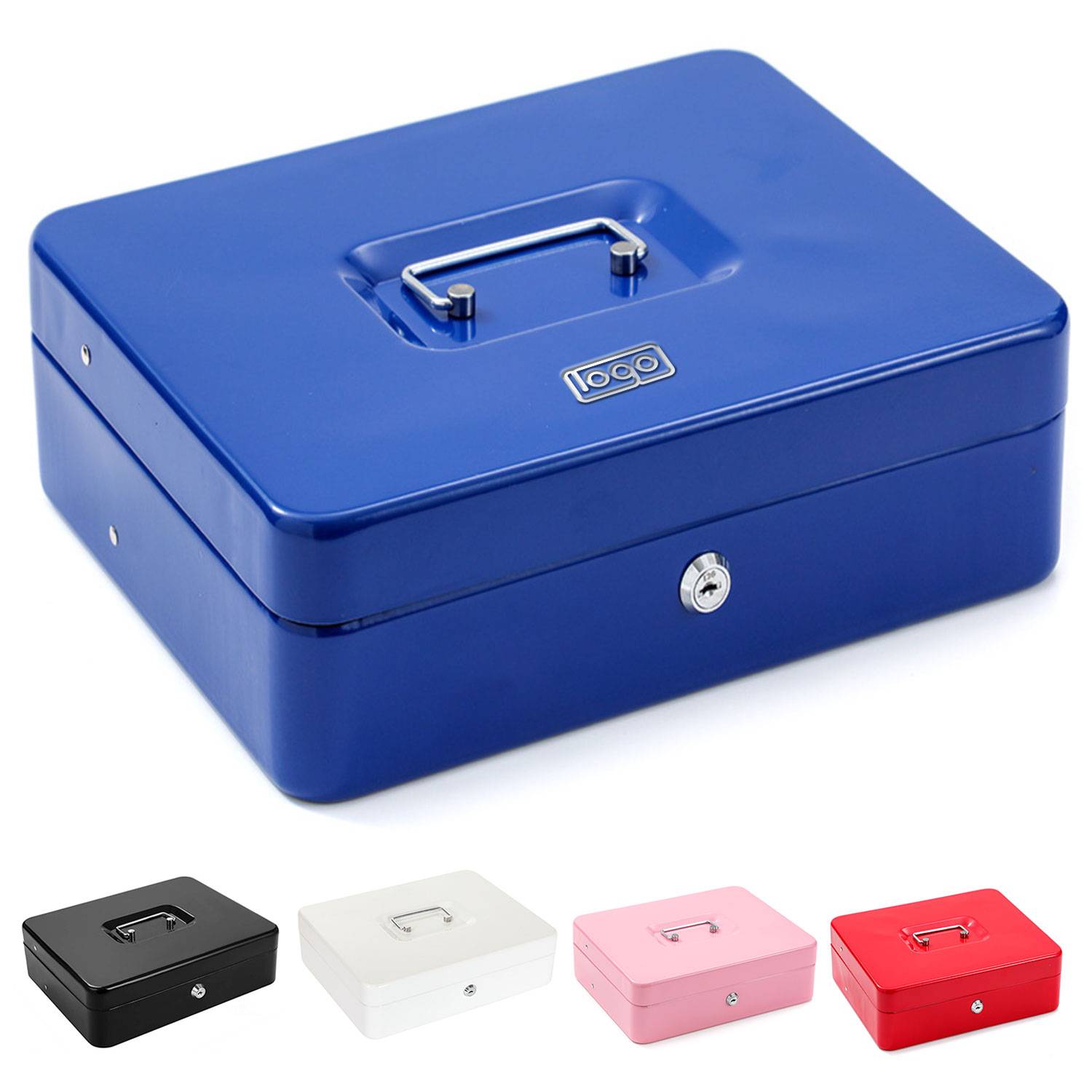 Small Cash Box w/ Lock and Slot 4