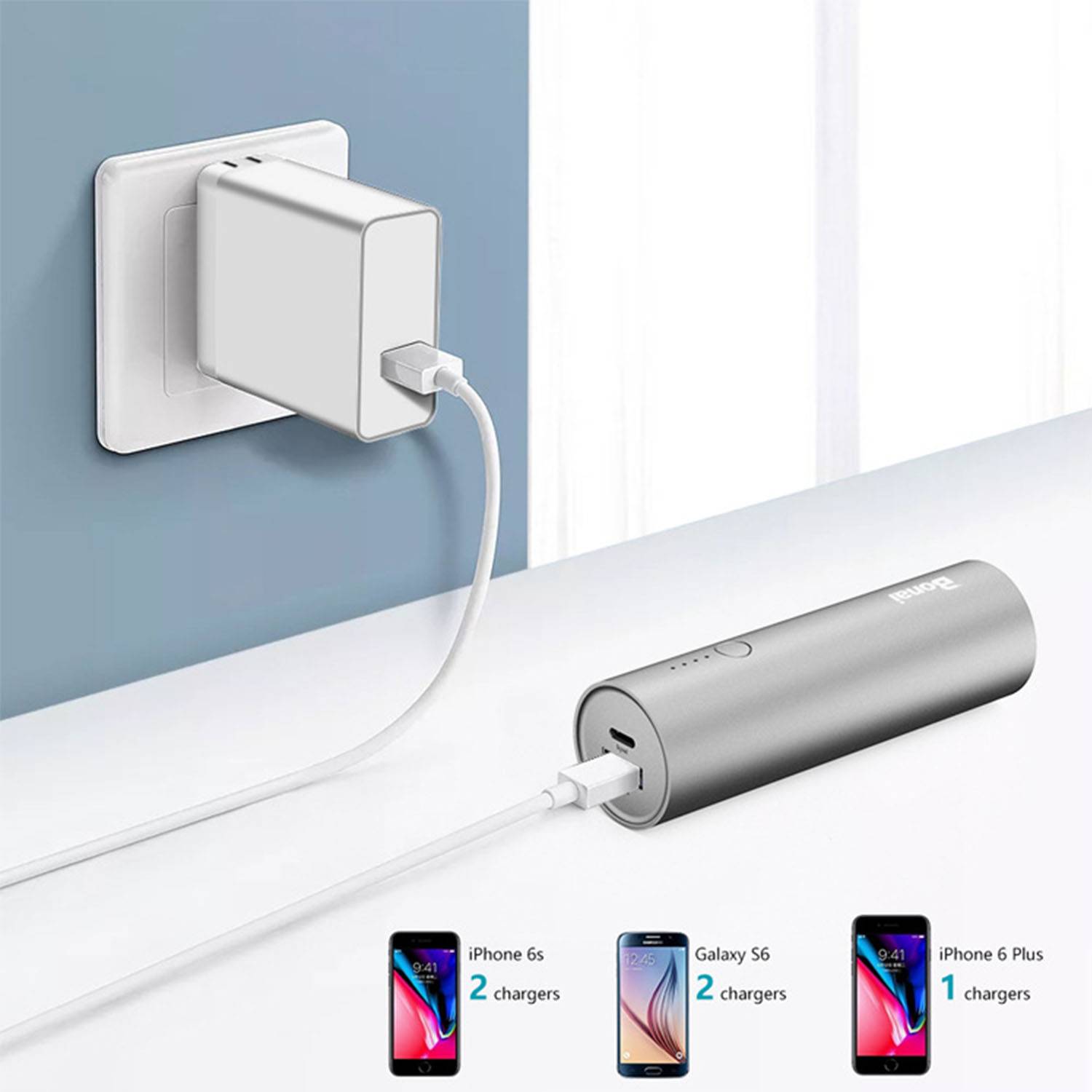 Lipstick 5000 mAh power bank 3
