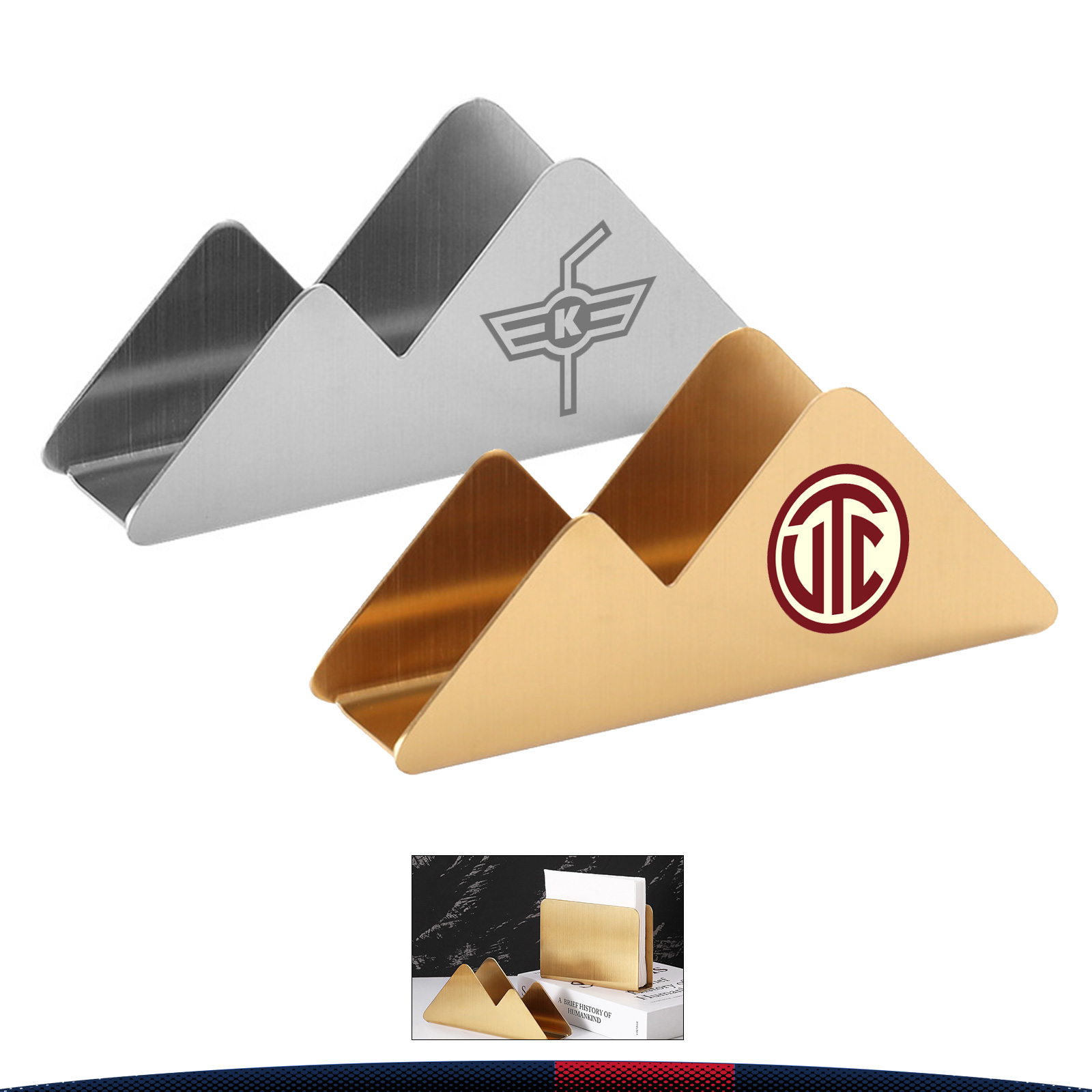 Stainless Steel Peaks Tissue Holder 2