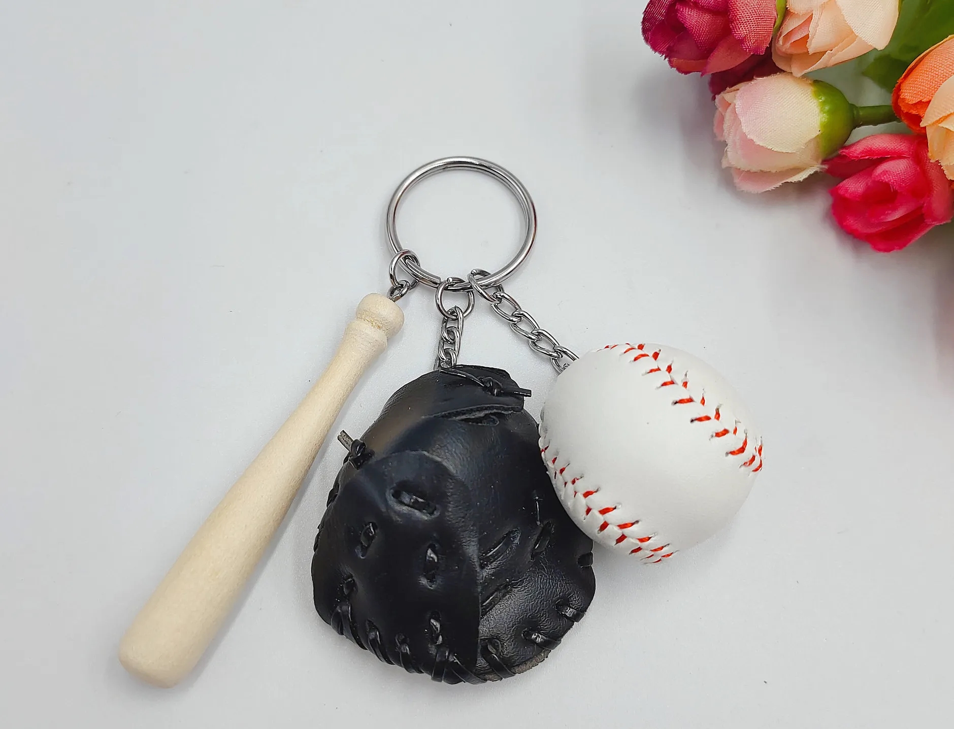 Mini Baseball Keychain 5