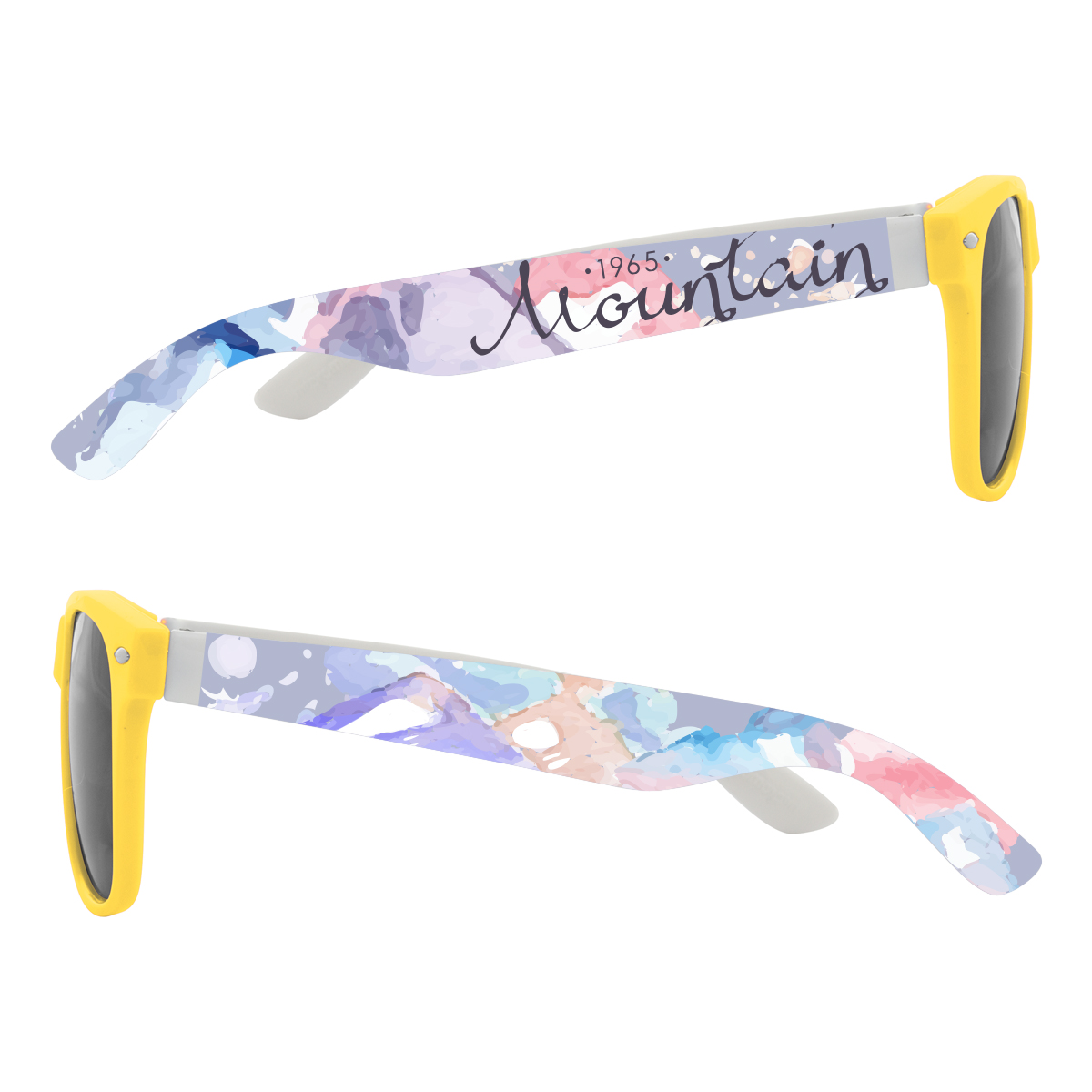Full Color Colorblock Malibu Sunglasses 20