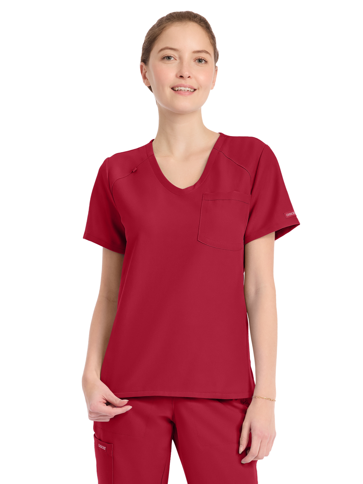 Cherokee - WW Originals Ultra - Women's 1-Pocket Tuck-In V-Neck Top 22