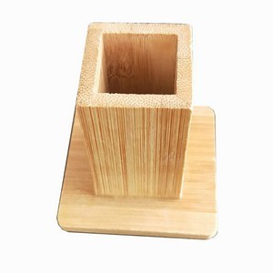 Bamboo Toothpick Holder Box 10