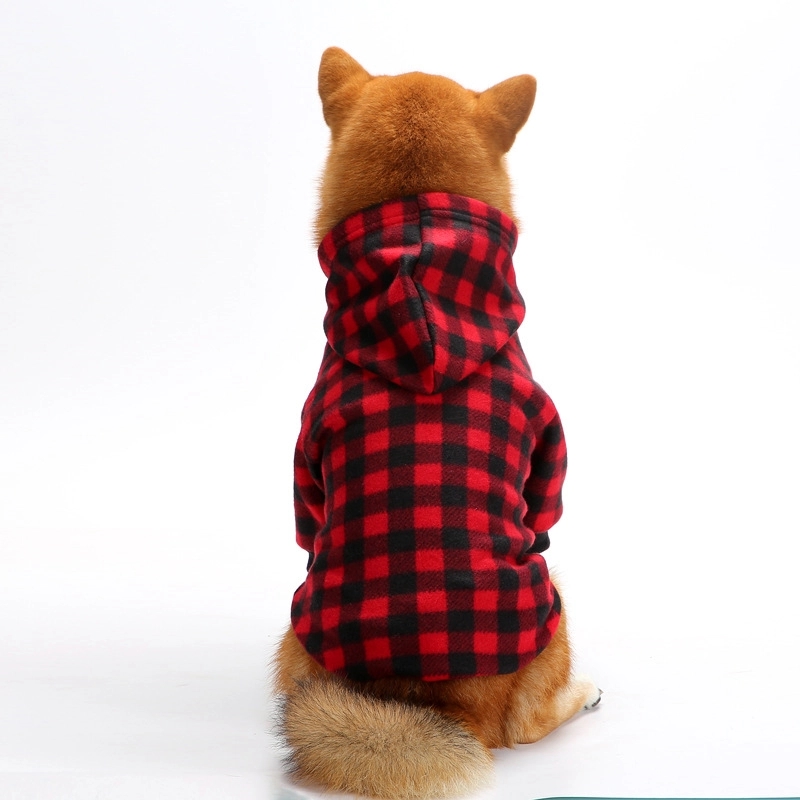 Letters Winter Pet Dog Hoodies Cotton Warm Clothes 3