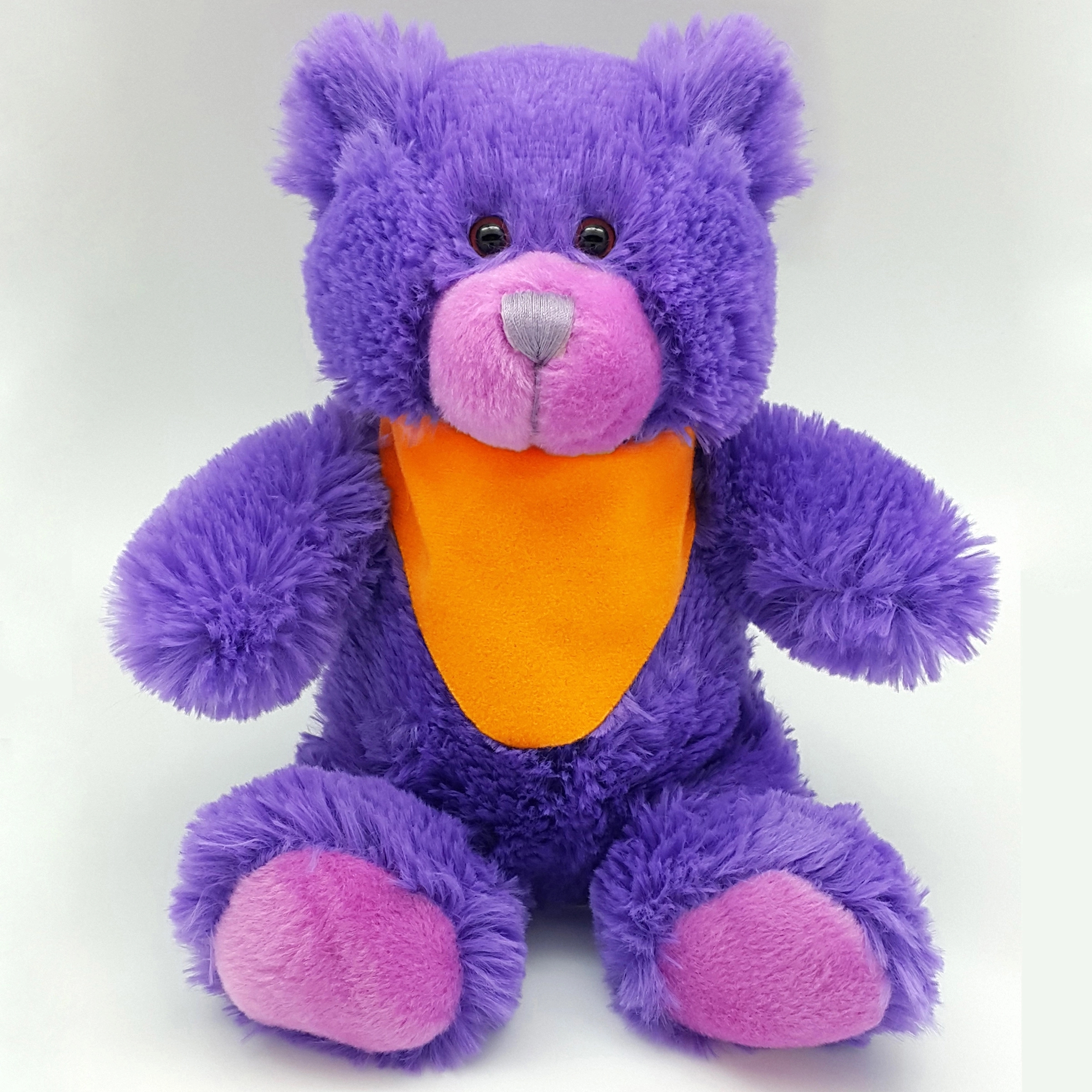 8" Bright Color Purple Bear 5