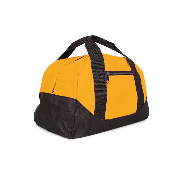 Two-Tone Duffle Bags Gold/Black 1