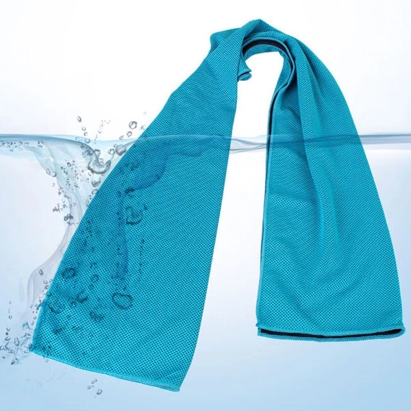 Promotional Microfiber Cooling Towel - 31.5 " x 11.8 " 2
