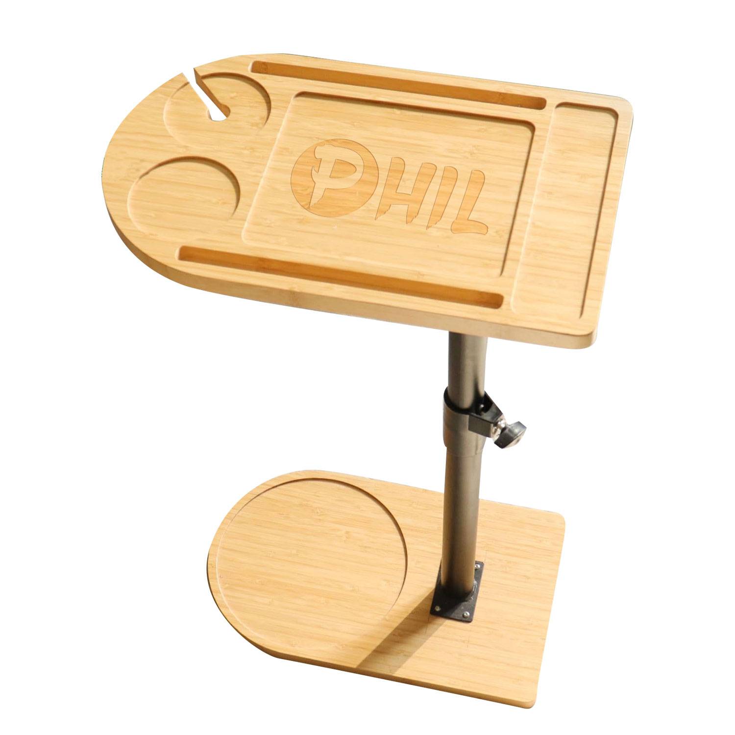 360 Degree Swivel Sofa Tray For Couch Arm Side Table 2