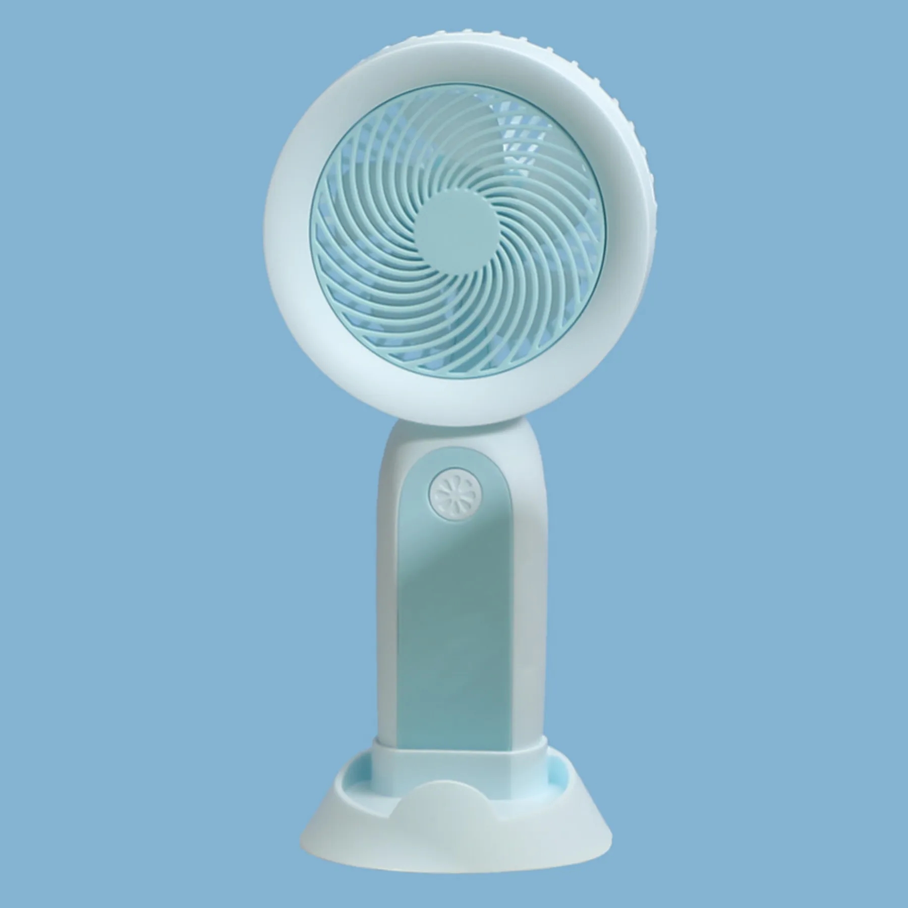 300 mAh Rechargeable Hand Held Fan with Phone Holder 4