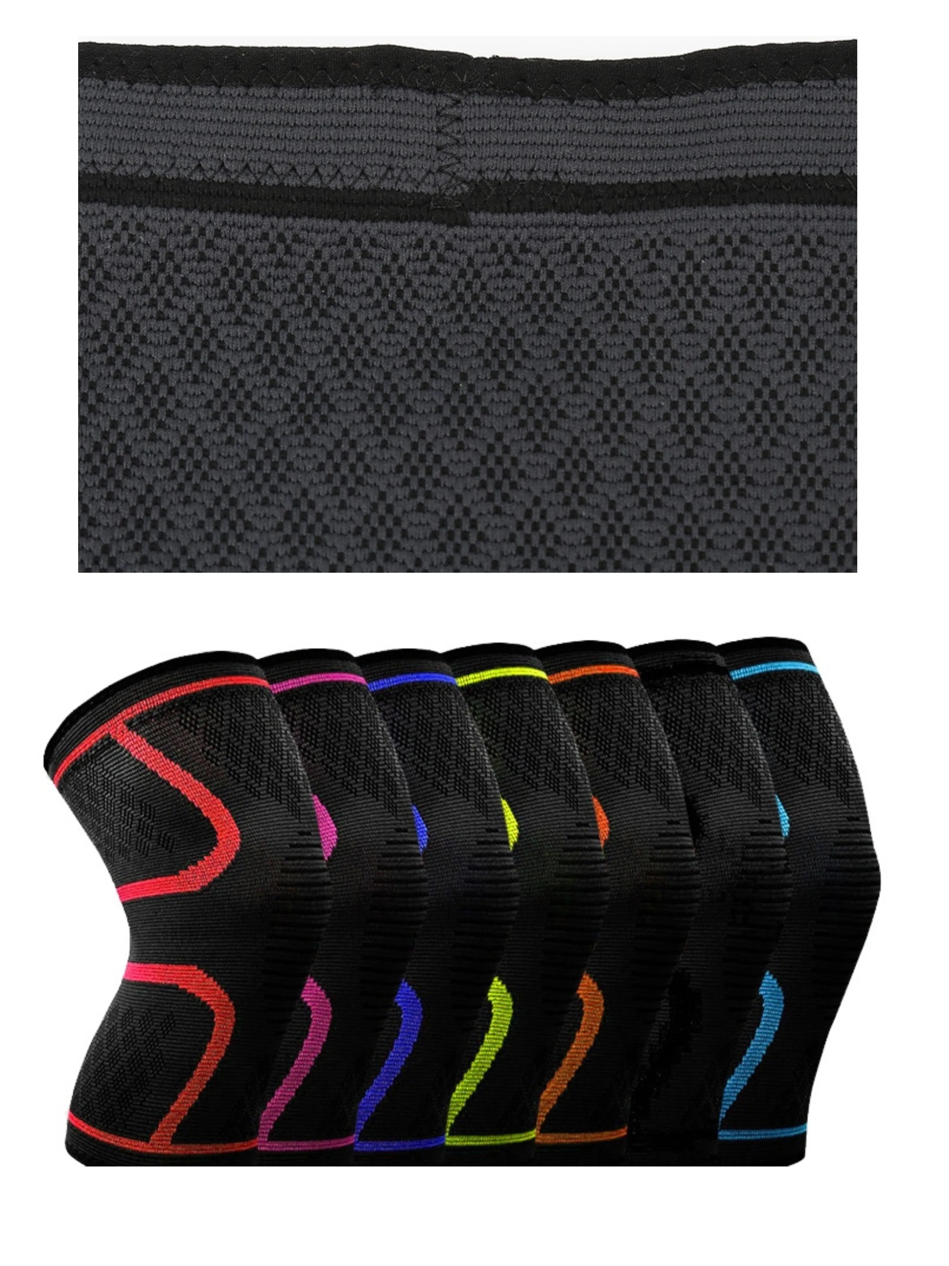 Sports knitted joint knee pads 6