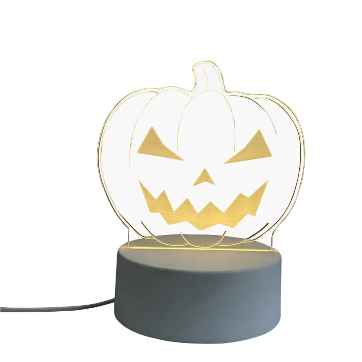 Halloween Pumpkin Bedside Night Light 1