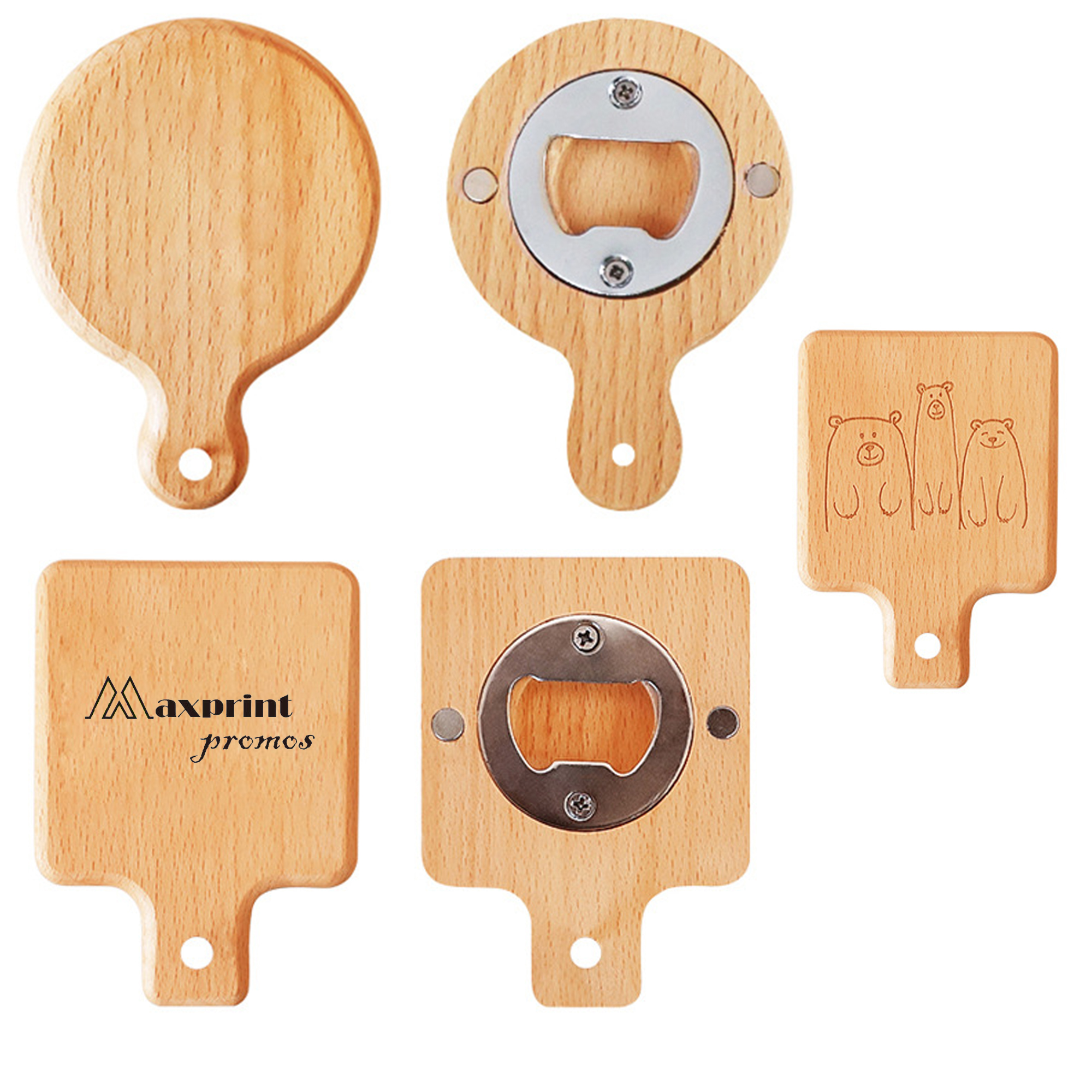 Creative Wooden Bottle Opener 1