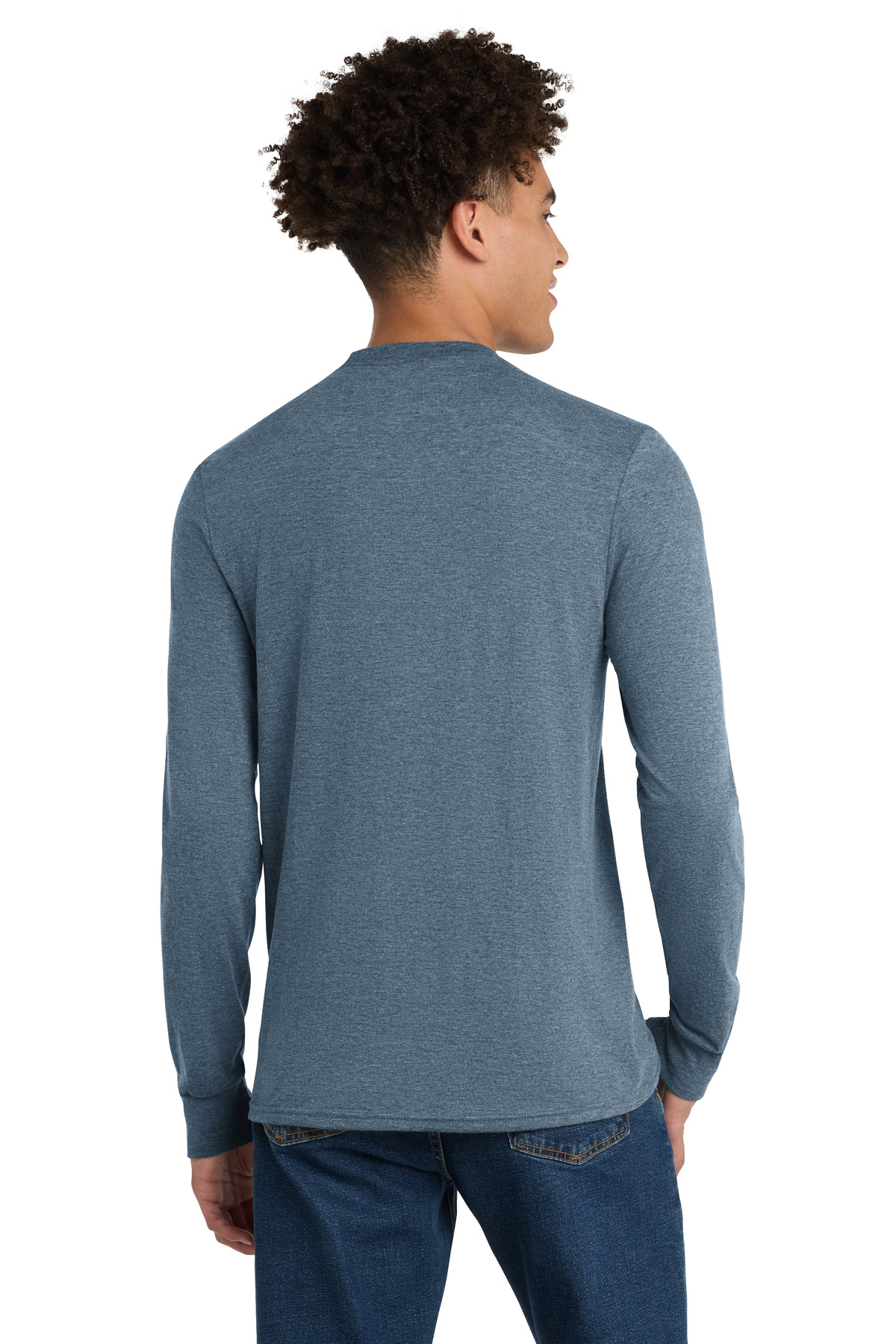 District Perfect Tri Long Sleeve Tee . DM132 1