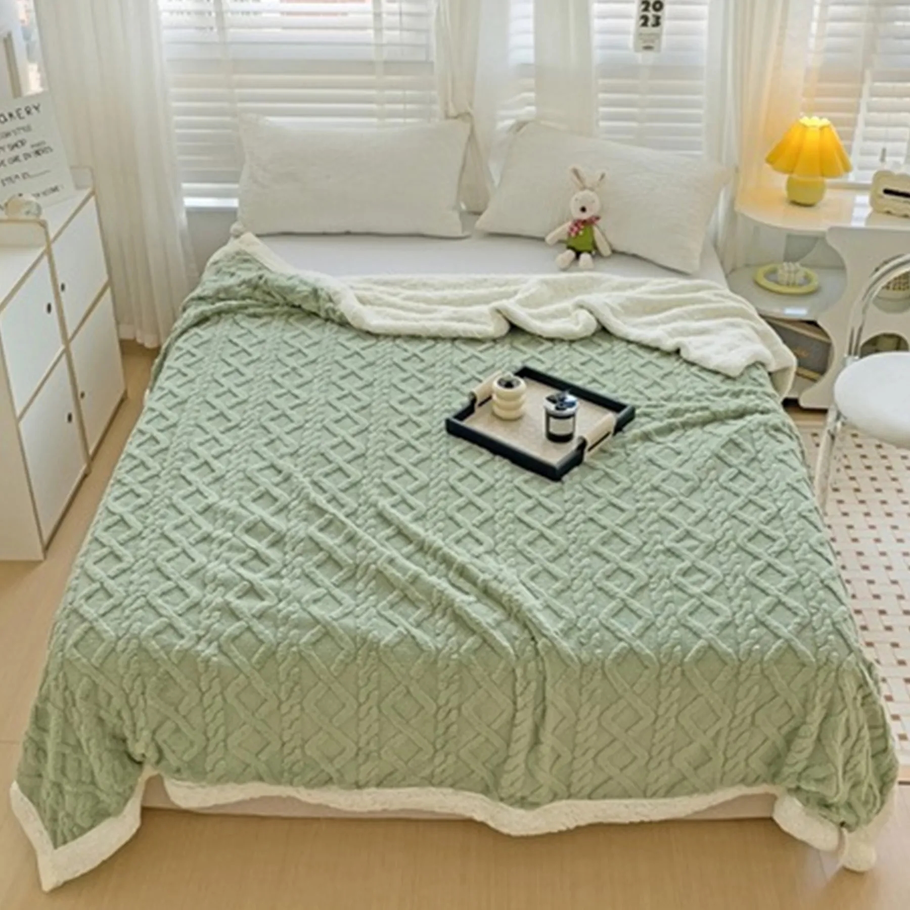 Sherpa Throw Blanket 11