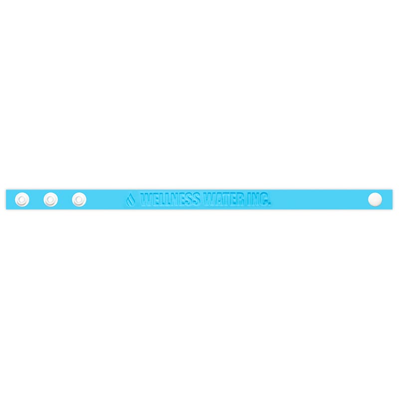 Debossed Silicone Adjustable  Wristbands 54