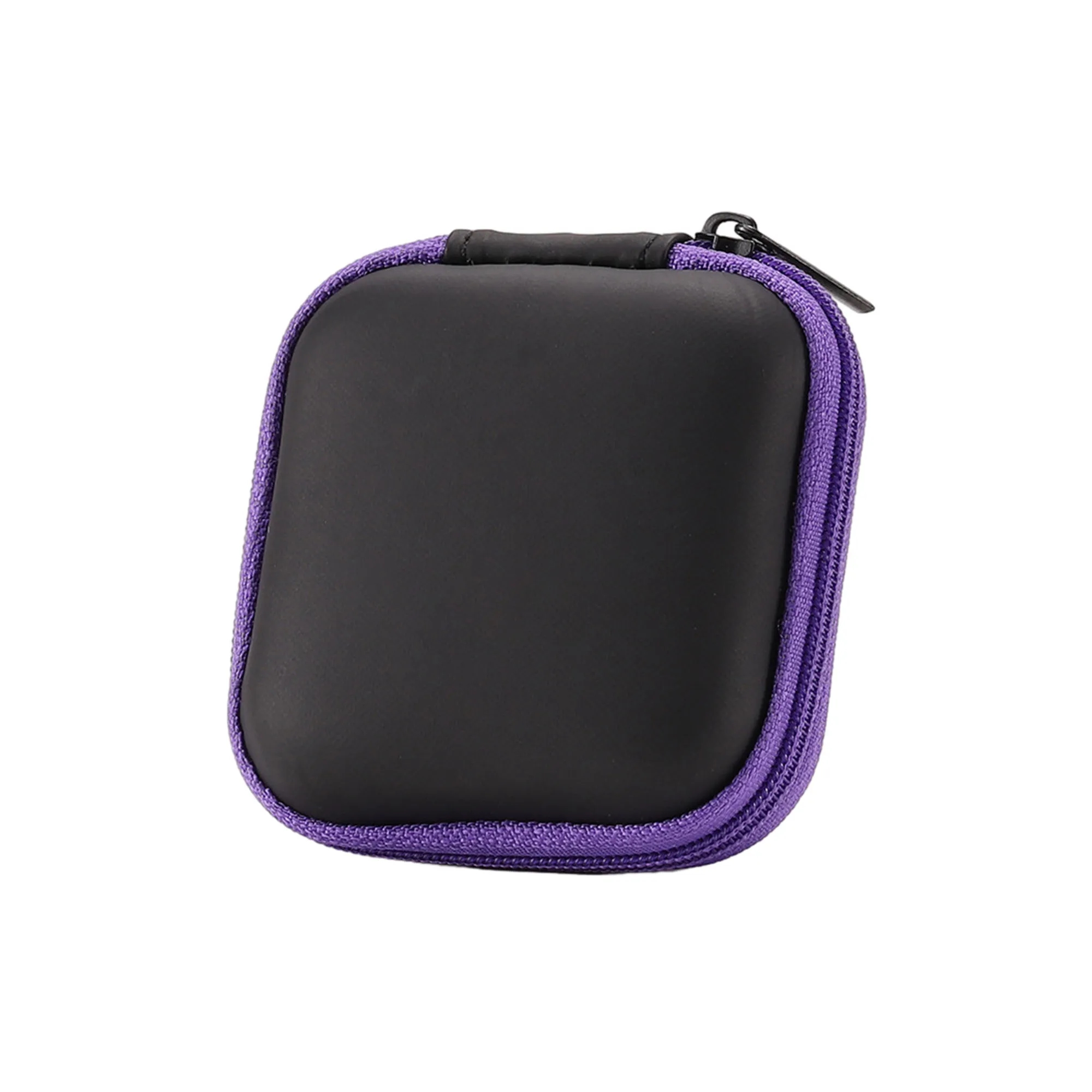 Portable Square Zipper Headphone Storage Bag 3