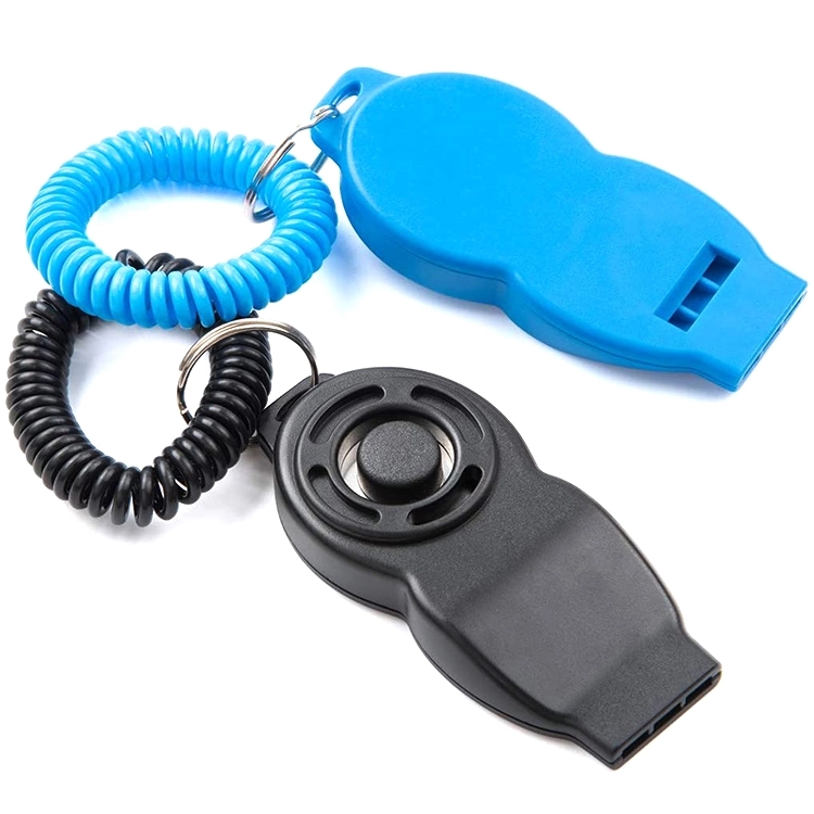 2-in-1 Pet Clicker Whistle Keychain 5