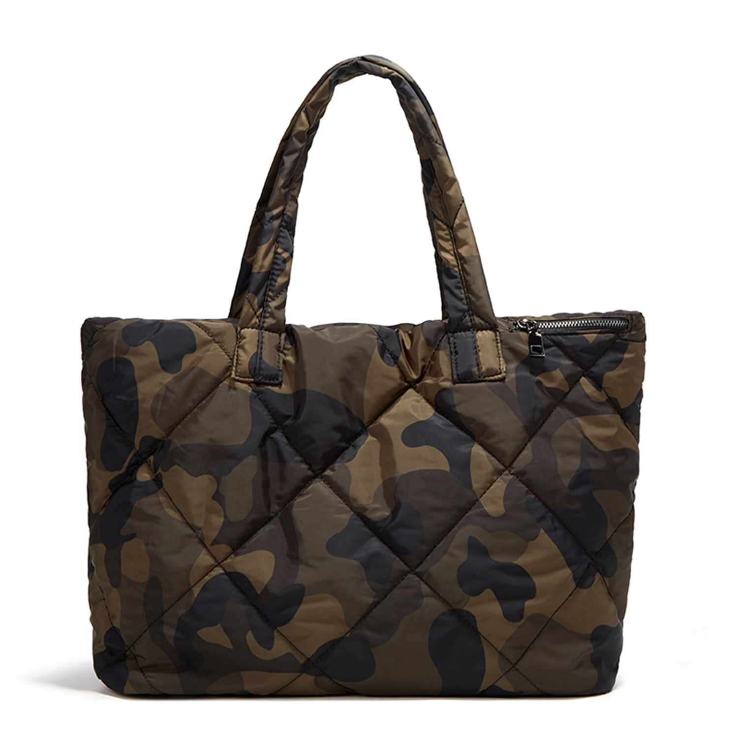 Women's Casual Large Capacity Camouflage Padded Tote Bag 3