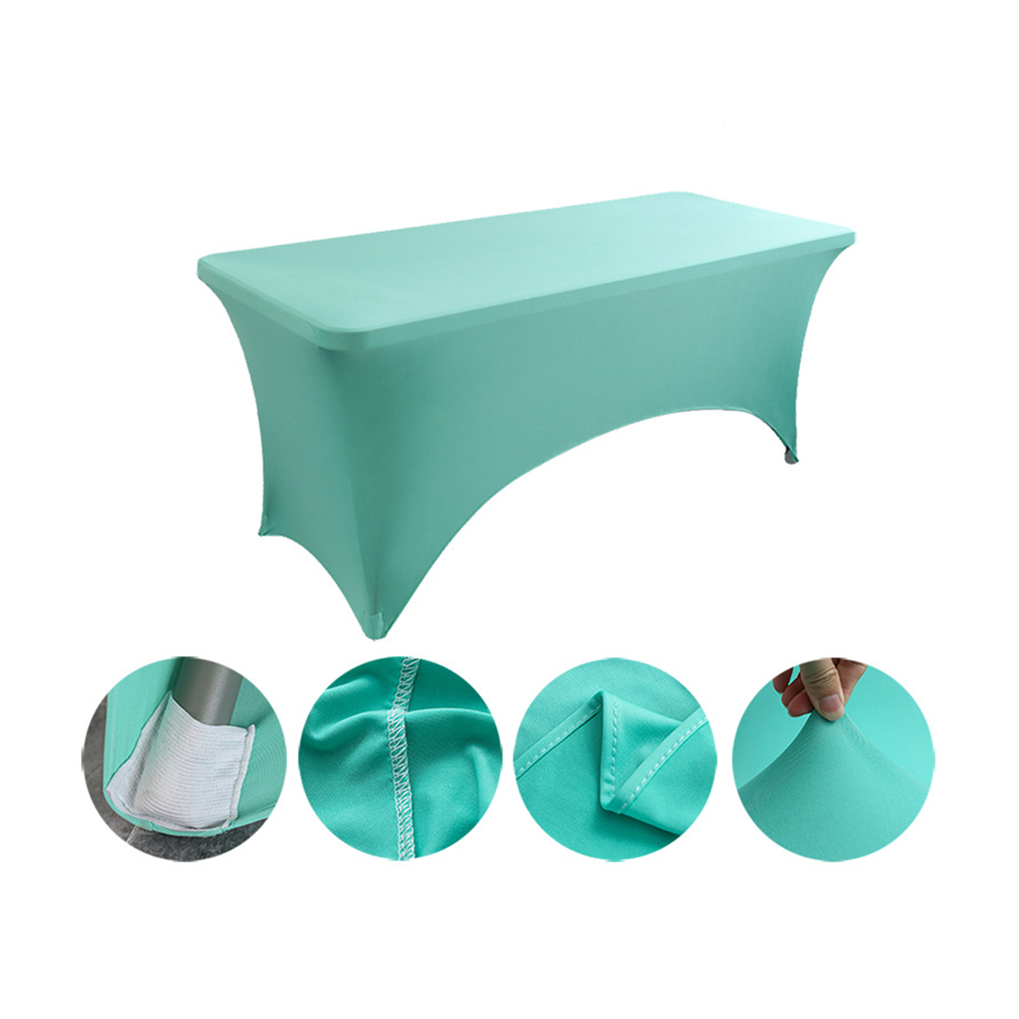 Six Foot Full Color Spandex Fitted Table Cover 17