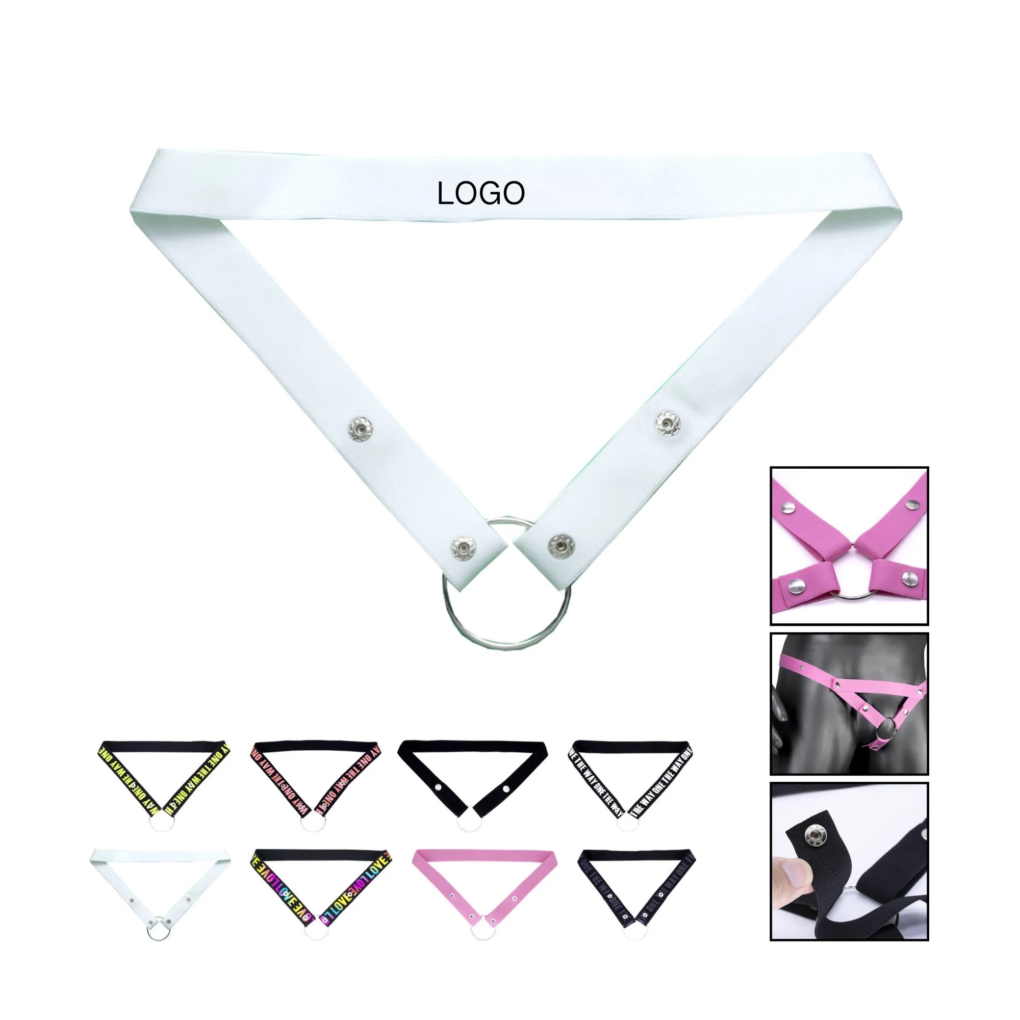 Men's Elastic Belt Gay Underwear 6