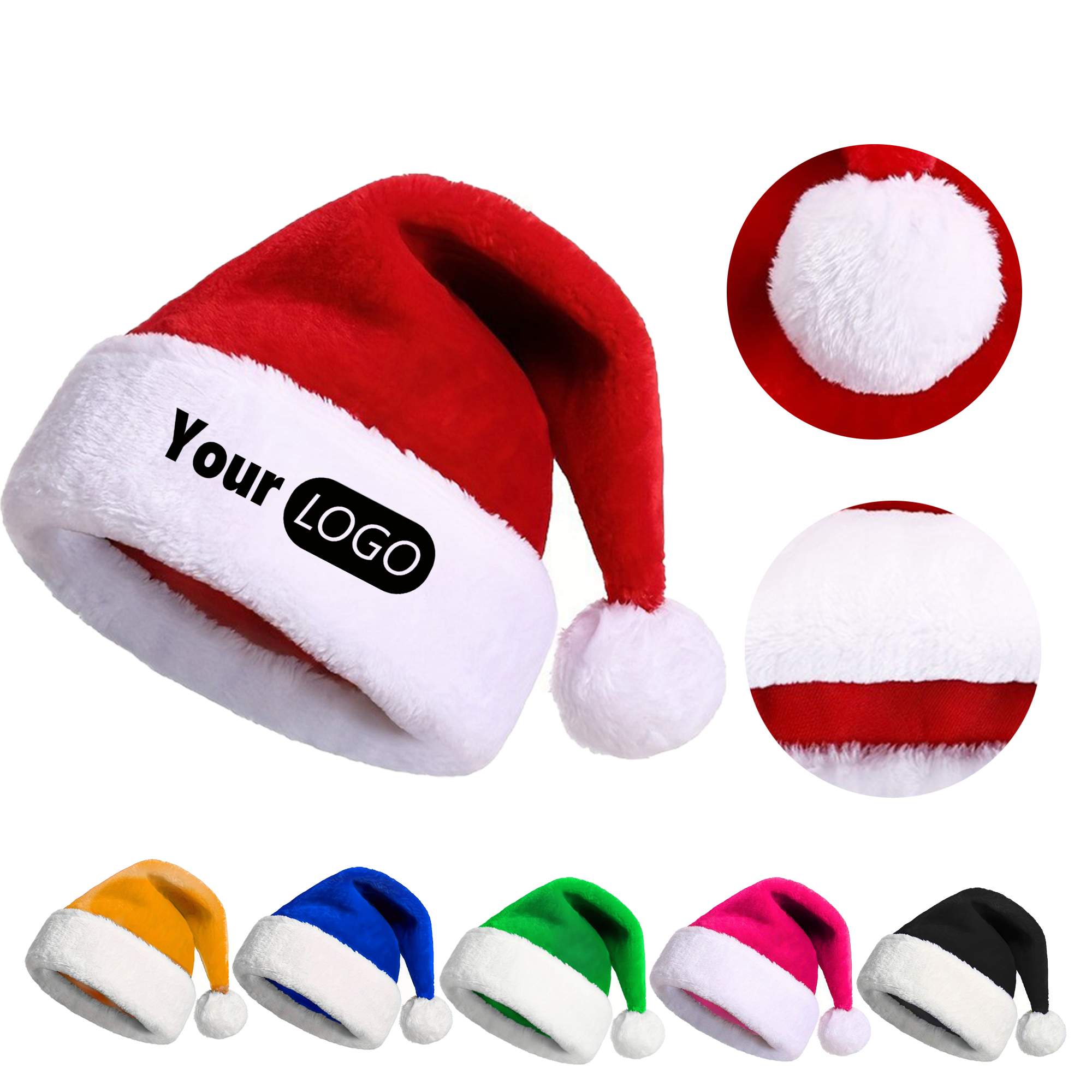 Festive Santa Hat with Soft Texture 1