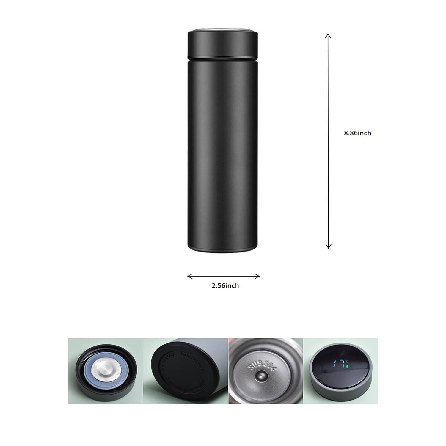 304 Stainless Steel Frosted Thermos Flask 9