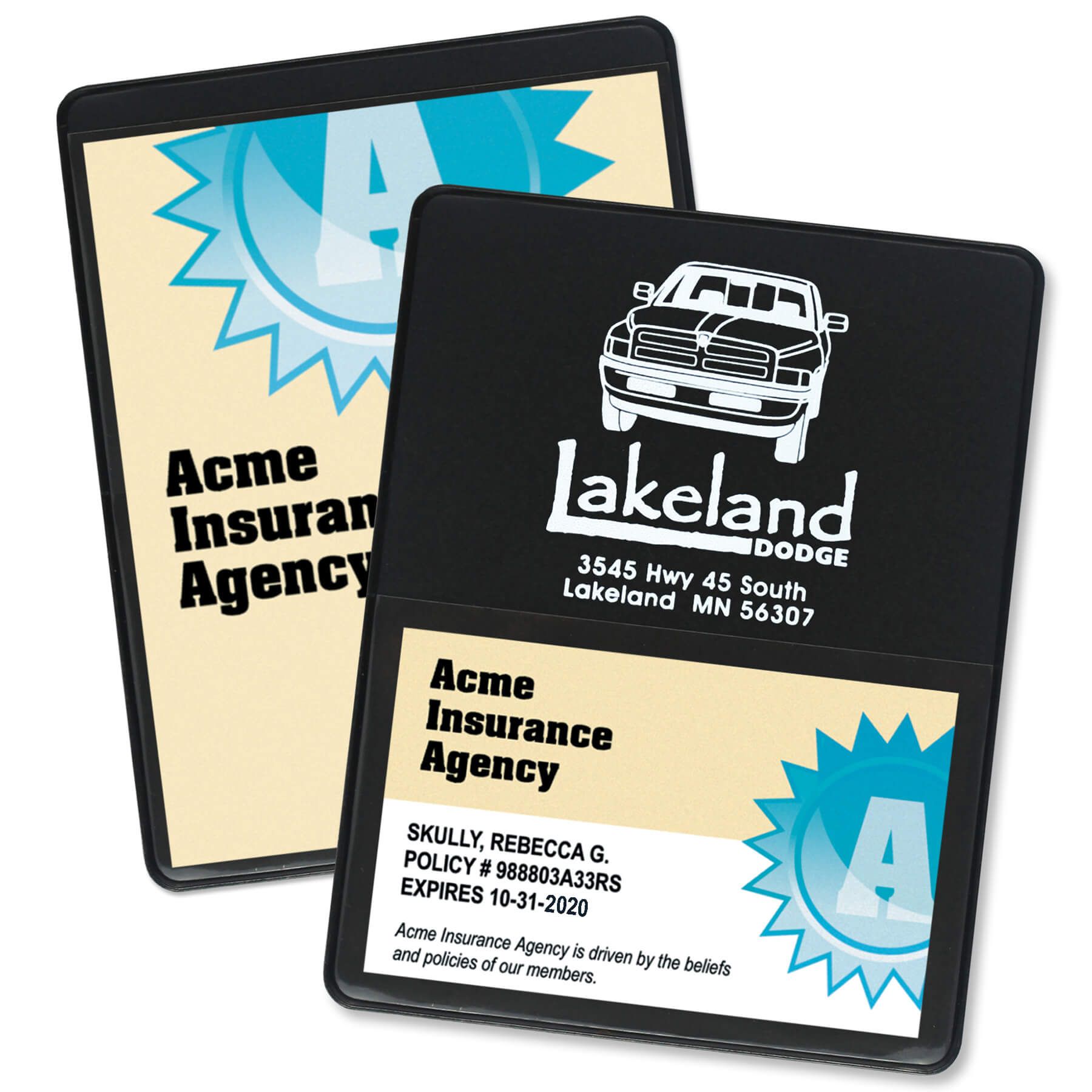 Proof of Insurance/Business Card Holder 19