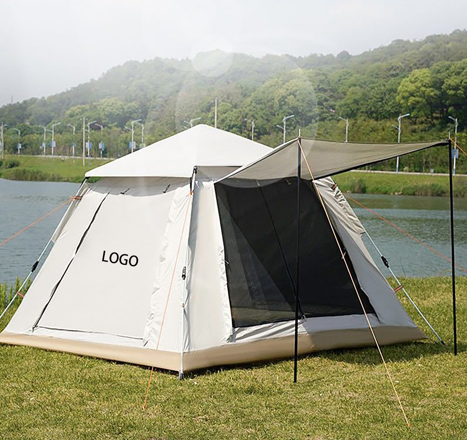 4 Person Pop Up Family Camping Tent Hiking & Travel 3