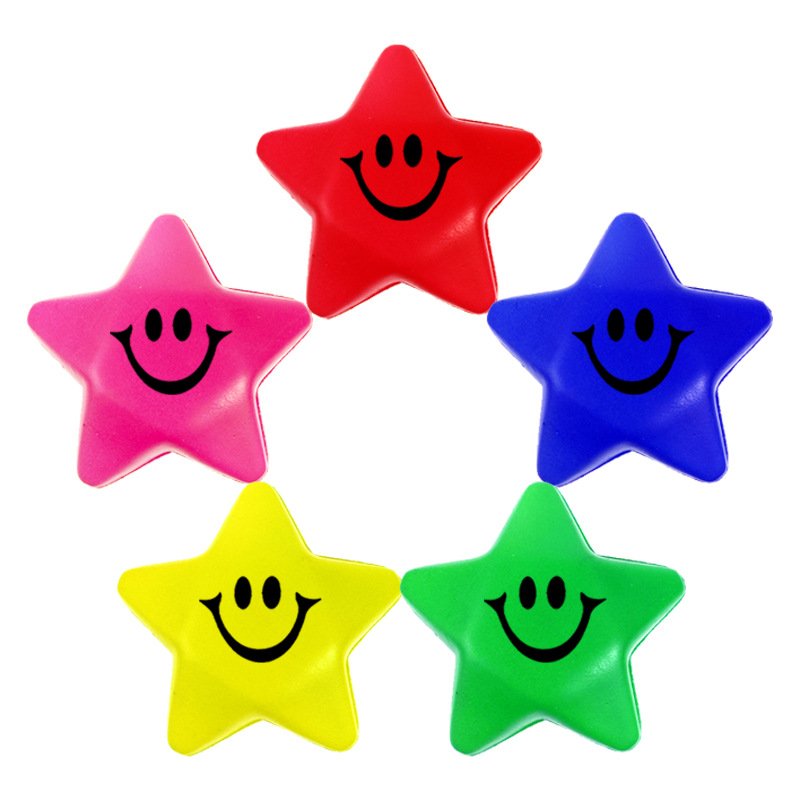 PU Pentagram Shaped Stress Reliever 2
