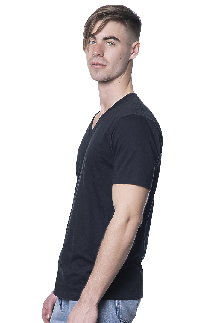 Unisex 50/50 Blend V-Neck 4