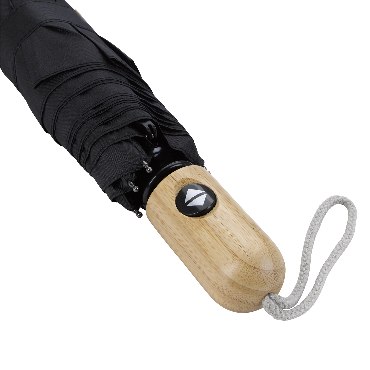 Shed Rain™ 42" RPET Bamboo-Handled Auto-Open/Close Compact Umbrella 17