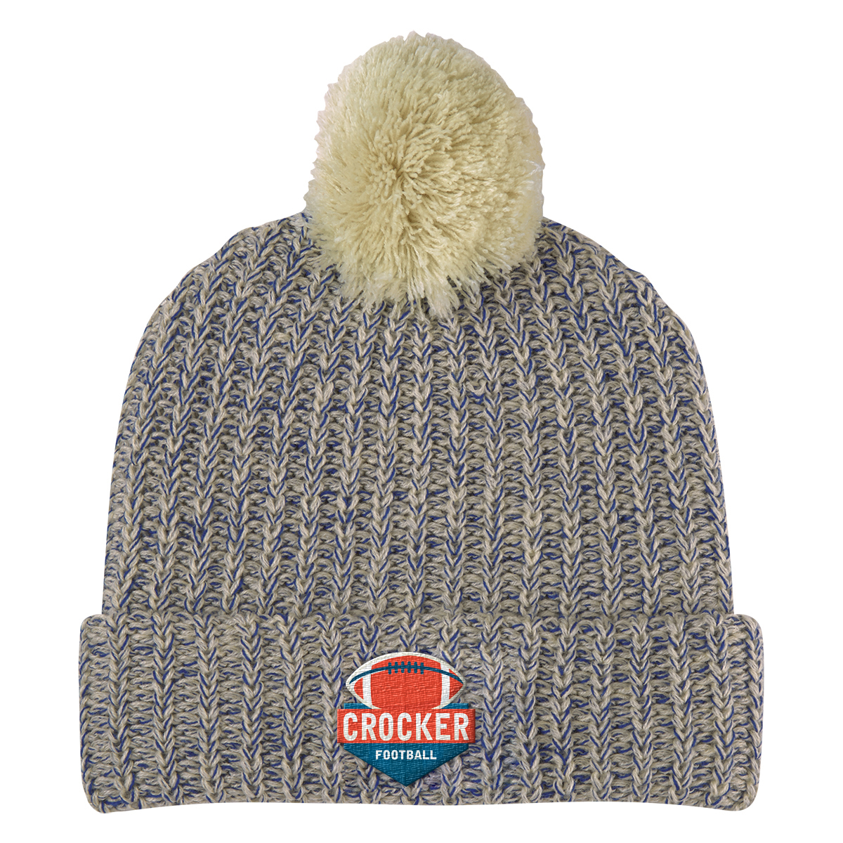 Grace Collection Pom Beanie With Cuff 5