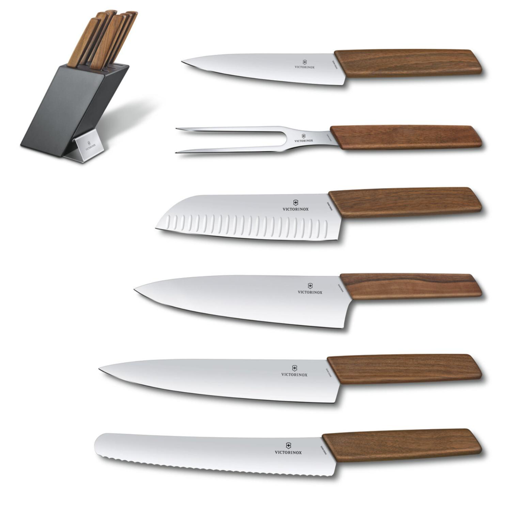 Victorinox® - Swiss Army German Made 6-Piece Block Knife Set