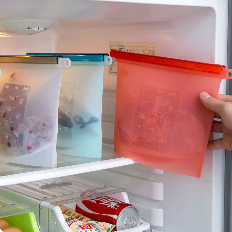 Reusable Silicone Fresh-Keeping Storage Bags 5