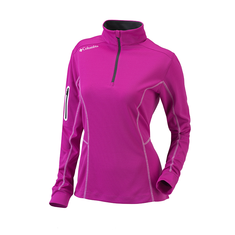 Columbia Ladies Omni-Wick Shotgun 1/4 Zip 8