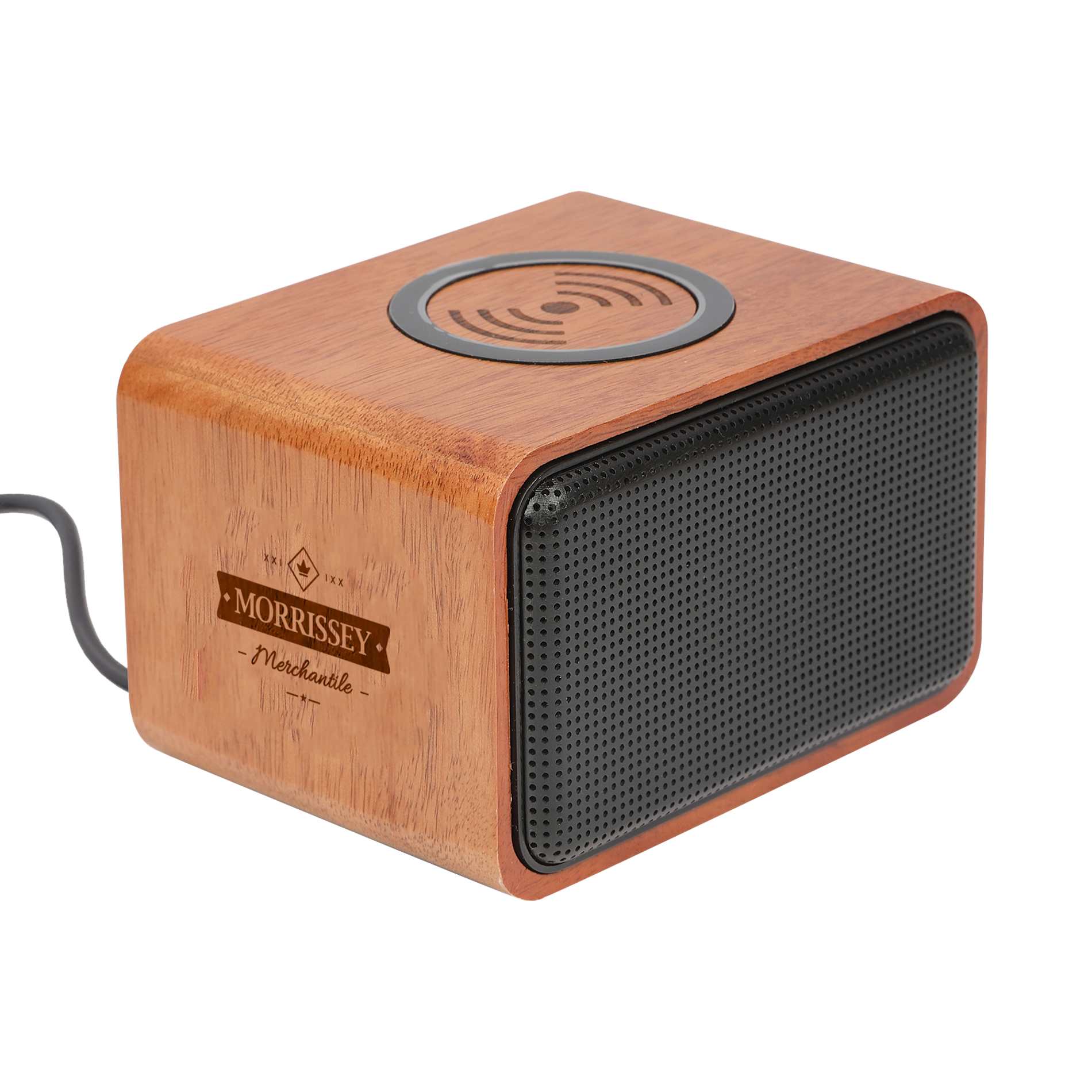 Wood Bluetooth Speaker with Wireless Charging Pad 69