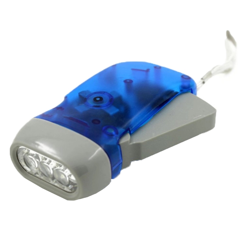 3 LED Hand-Powered Flashlight 5