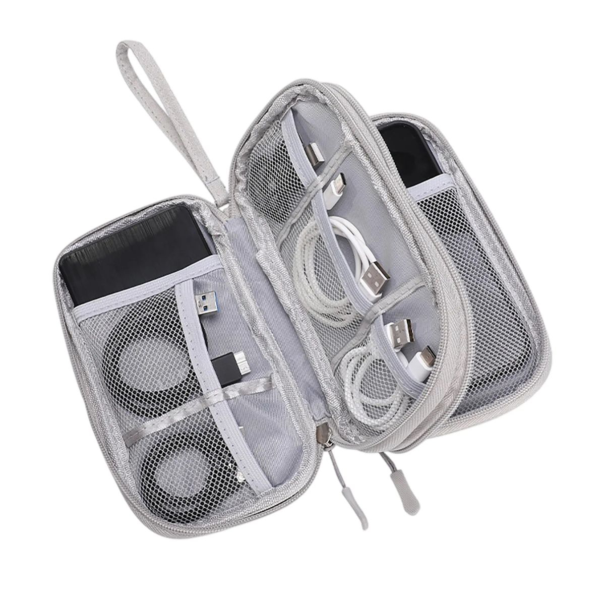 Customizable Oxford Electronic Organizer Pouch for Travel 1