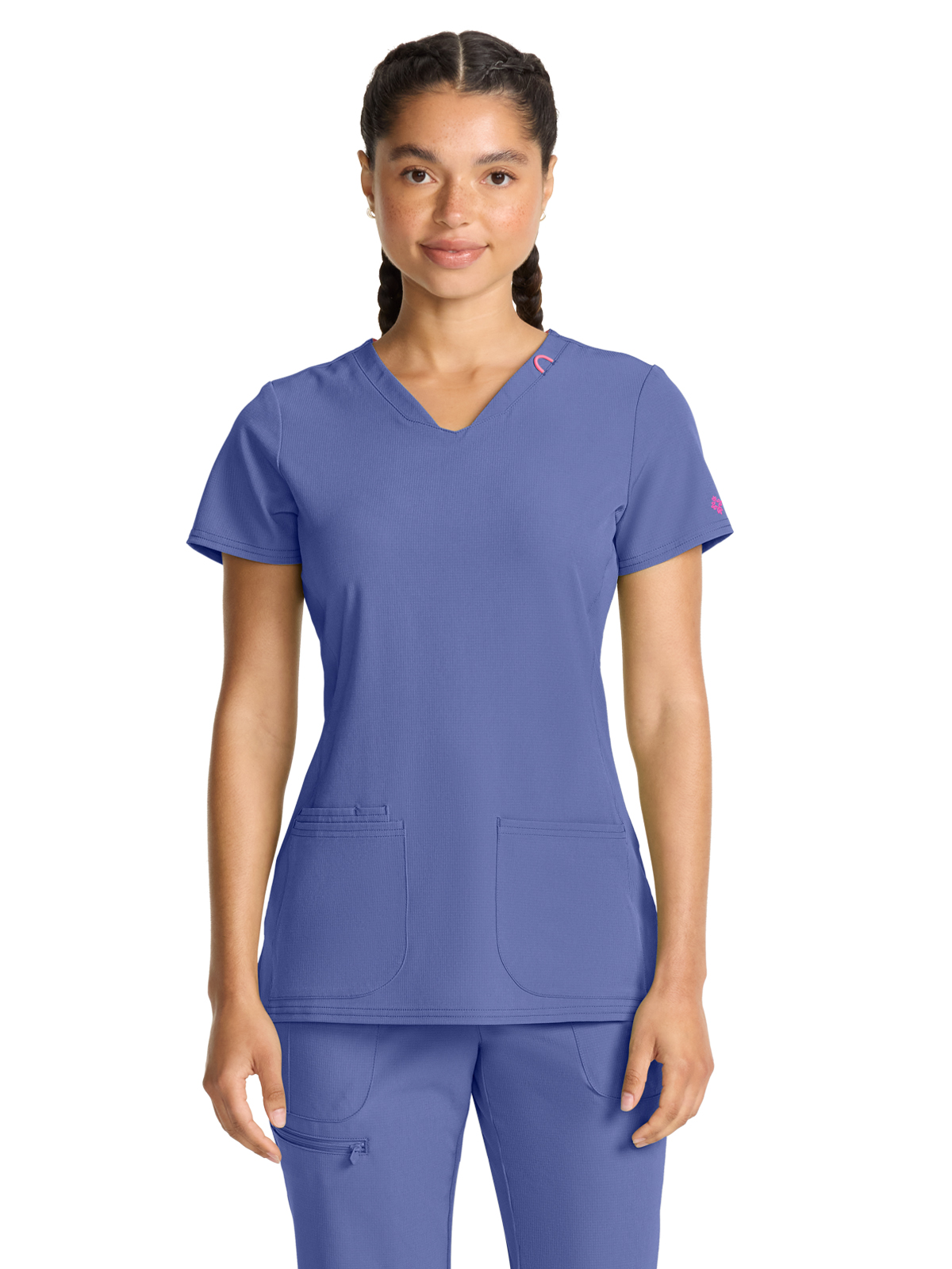 Med Couture - MC AMP - Women's 3-Pocket V-Neck Top 52