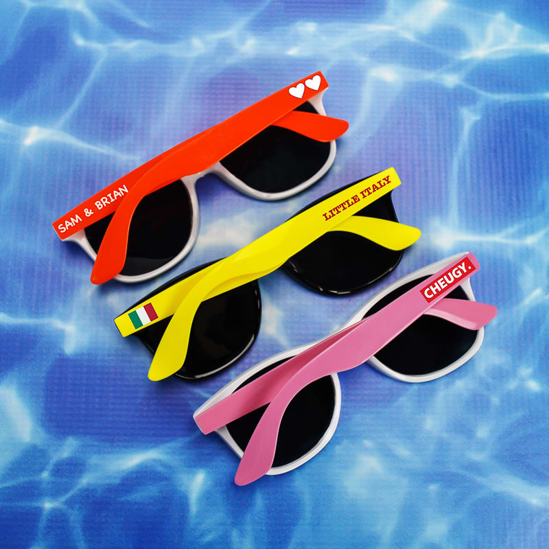 Custom Two Tone Plastic Sunglasses 4