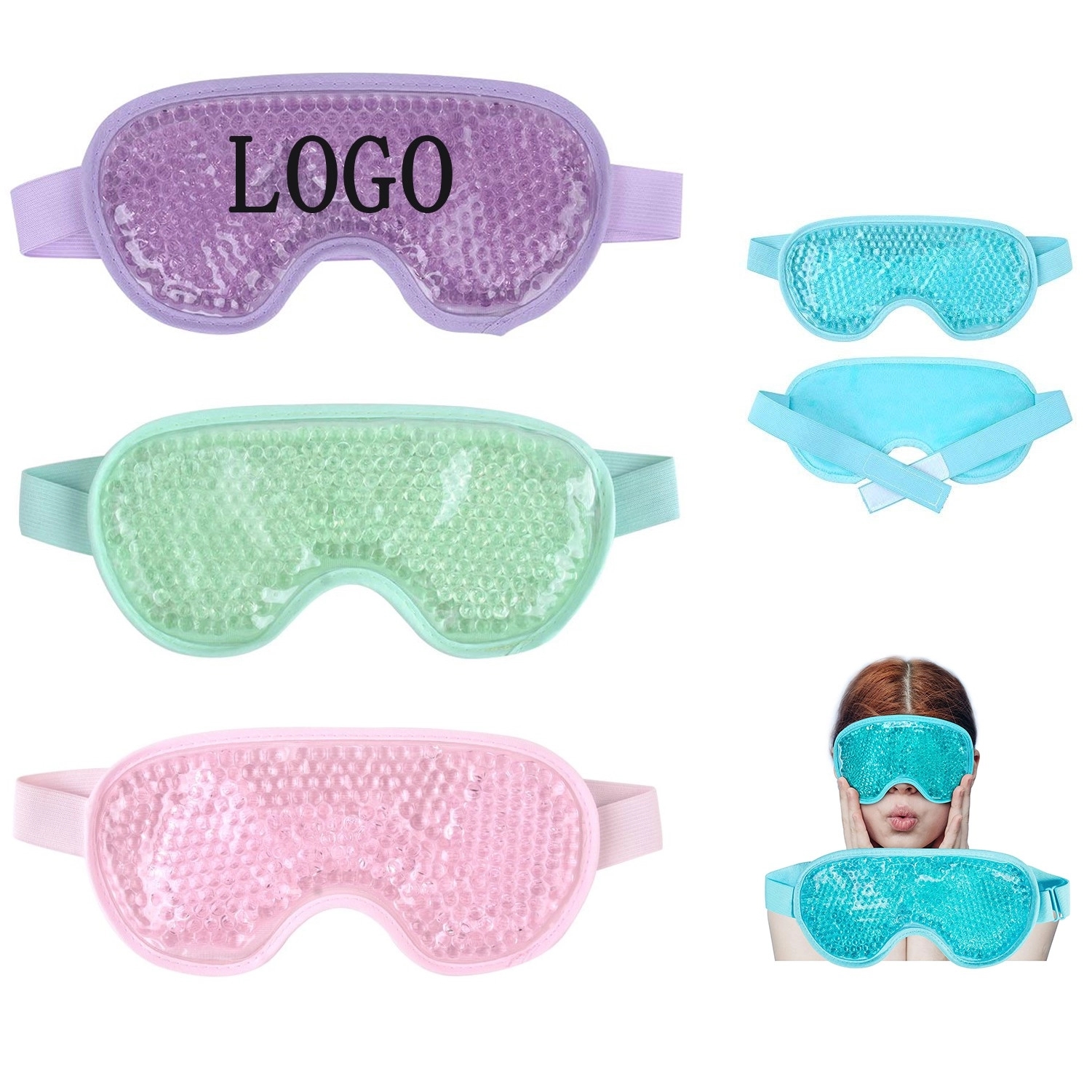 Plush Gel Hot/Cold Eye Mask 2