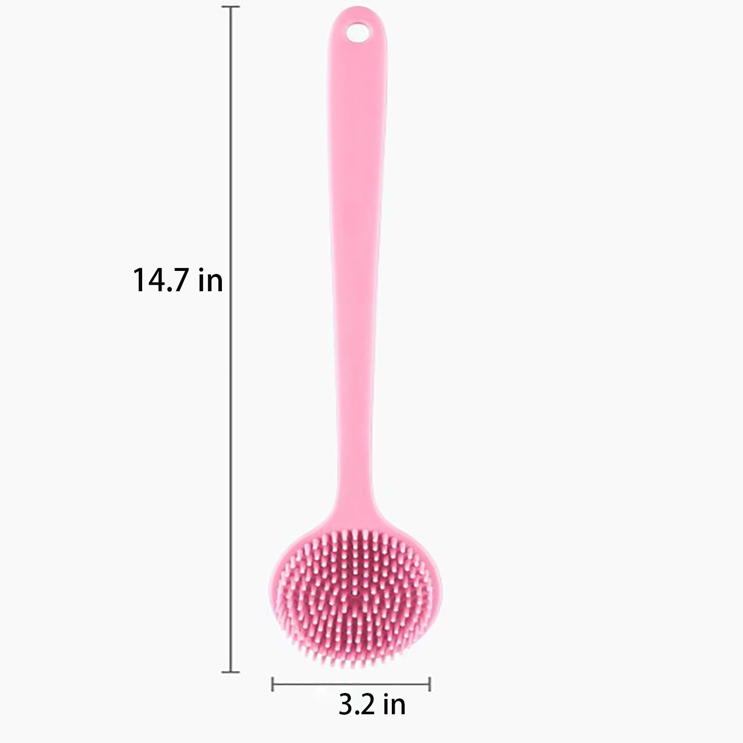 Long Handled Silicone Bath Scrub Brush 3