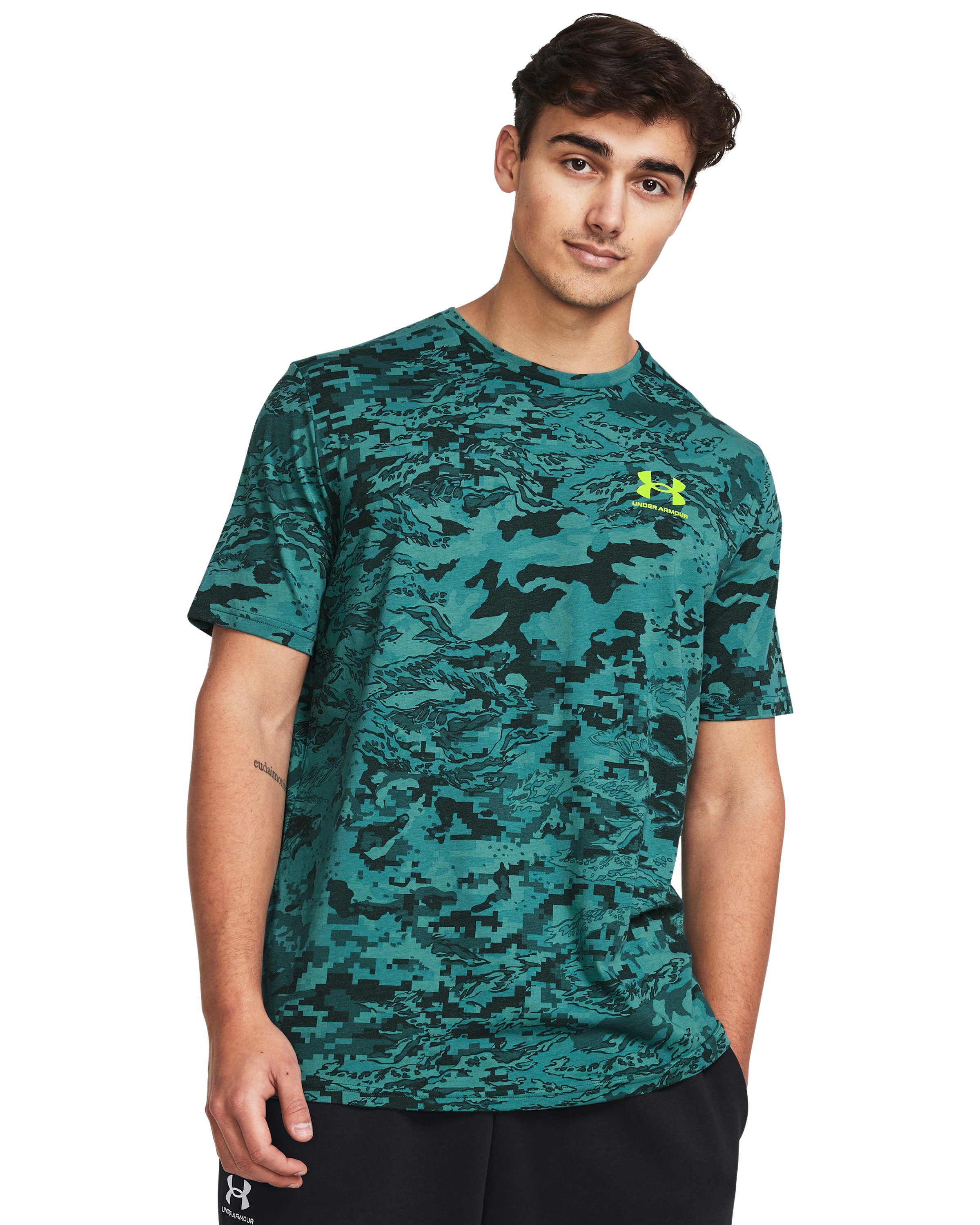 UA ABC Camo Men's Short Sleeve 6