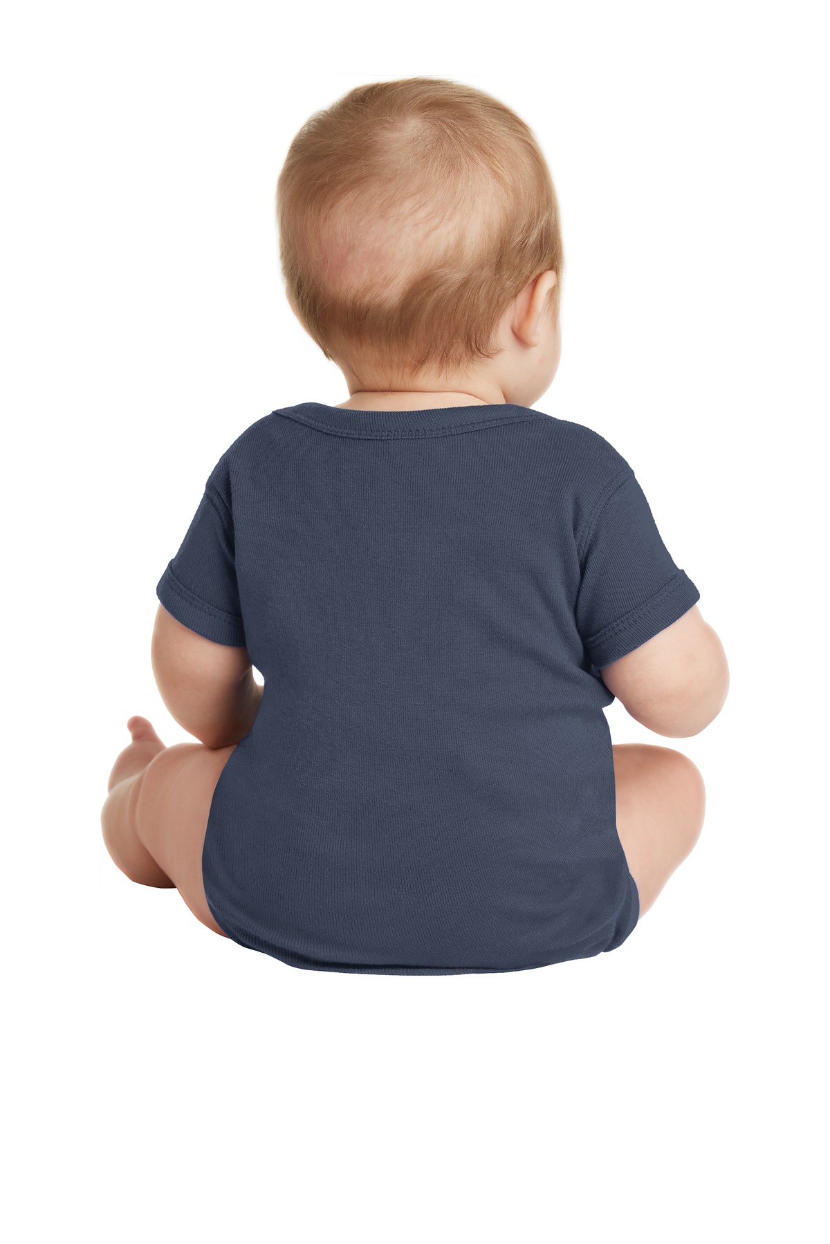 Rabbit Skins Infant Short Sleeve Baby Rib Bodysuit. RS4400 80